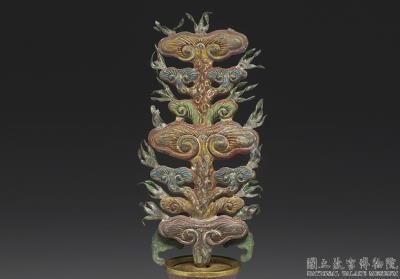 图片[3]-Copper vase in cloisonne enamels, Qing dynasty, Qianlong reign (1736-1795)-China Archive